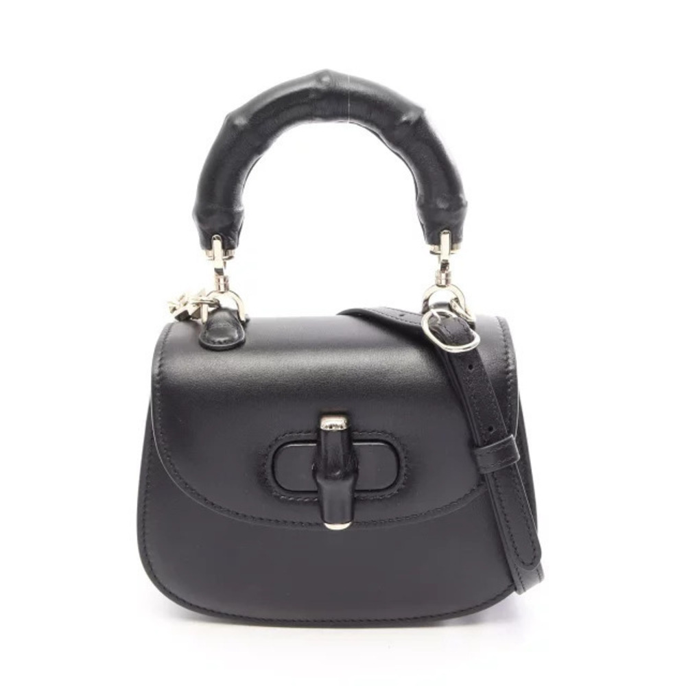 Gucci Bamboo 1947 top handle bag bamboo top bamboo turnlock